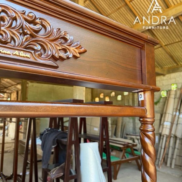 Gawangan Kain 4 Tongkat Tiang Ulir Kayu Jati Asli Jepara4 Gawangan Kain 4 Tongkat Tiang Ulir Kayu Jati Asli Jepara