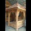 gazebo full kayu jati full ukiran classic free ongkir dan free pasang