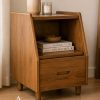 Nakas Bedside 1 Laci Minimalis Kayu Jati