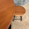 Set Meja Bulat Kafe 2 Kursi Besi Minimalis