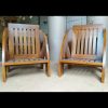Kursi sofa 1 dudukan modern exclusive kayu jati bahan tebal maksimal