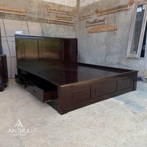 Dipan Kayu Jati 4 Laci Eledan dan Kokoh