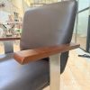 Kursi Kantor Mewah Kaki Stainless with armrest