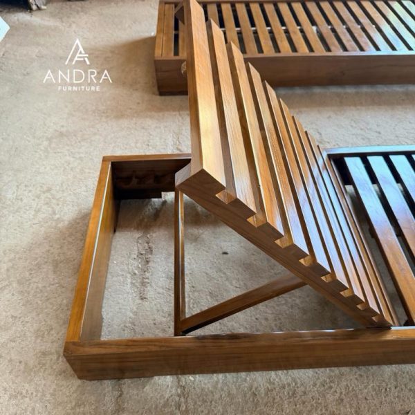 Longer Chair, Chaise Longue Kayu Jati  Pool longer