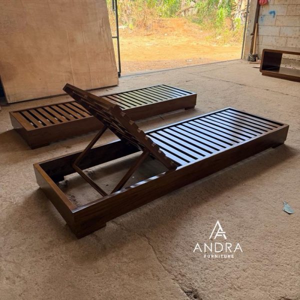 Longer Chair, Chaise Longue Kayu Jati  Pool longer