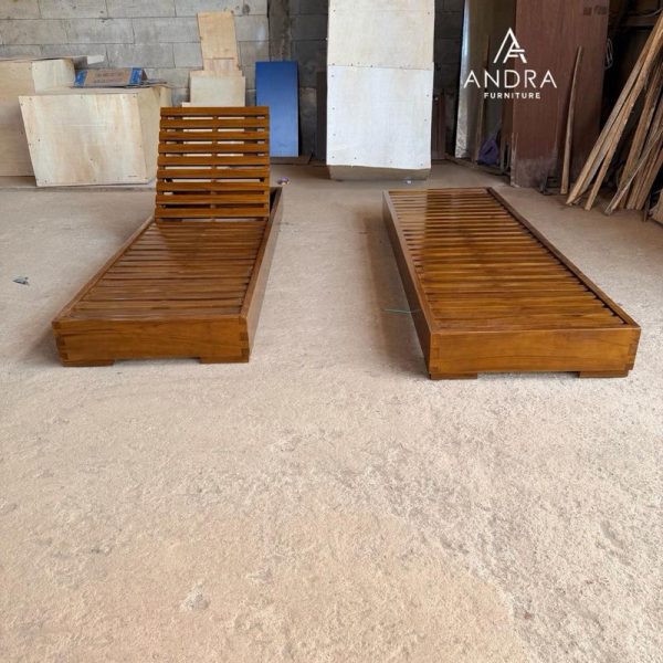 Longer Chair, Chaise Longue Kayu Jati  Pool longer