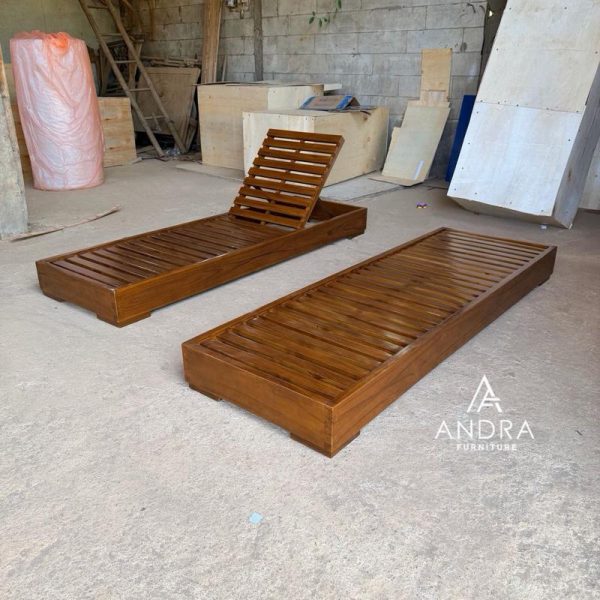 Longer Chair, Chaise Longue Kayu Jati  Pool longer