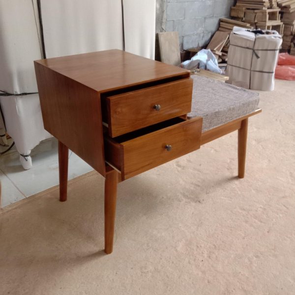 Sofa telepon, meja telepon minimalis sofa santai bangku kayu jati 4 Sofa telepon, meja telepon minimalis sofa santai bangku kayu jati