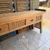 Console Table Kayu Jati Lawasan Natural Rustic