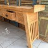 Console Table Kayu Jati Lawasan Natural Rustic