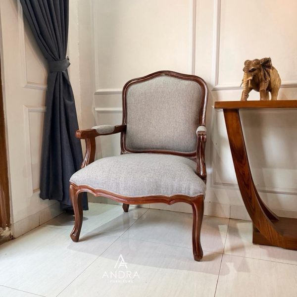 Kursi Sofa Single Armchair Minimalis Klasik
