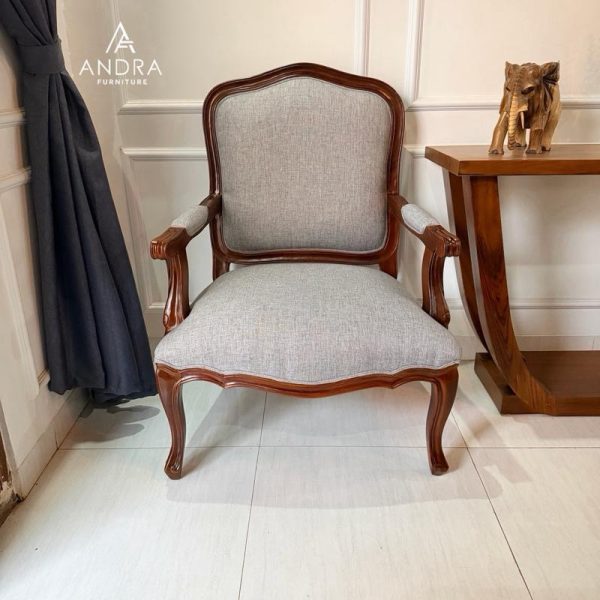 Kursi Sofa Single Armchair Minimalis Klasik
