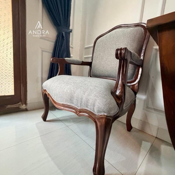 Kursi Sofa Single Armchair Minimalis Klasik