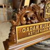 Papan Nama Ukir Kayu Jati Premium Andra Furniture