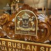 Papan Nama Ukir Kayu Jati Premium Andra Furniture