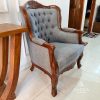 Sofa Single Seater Ukir Klasik Mewah Mahogany Wood 5 Sofa Single Seater Ukir Klasik Mewah Mahogany Wood